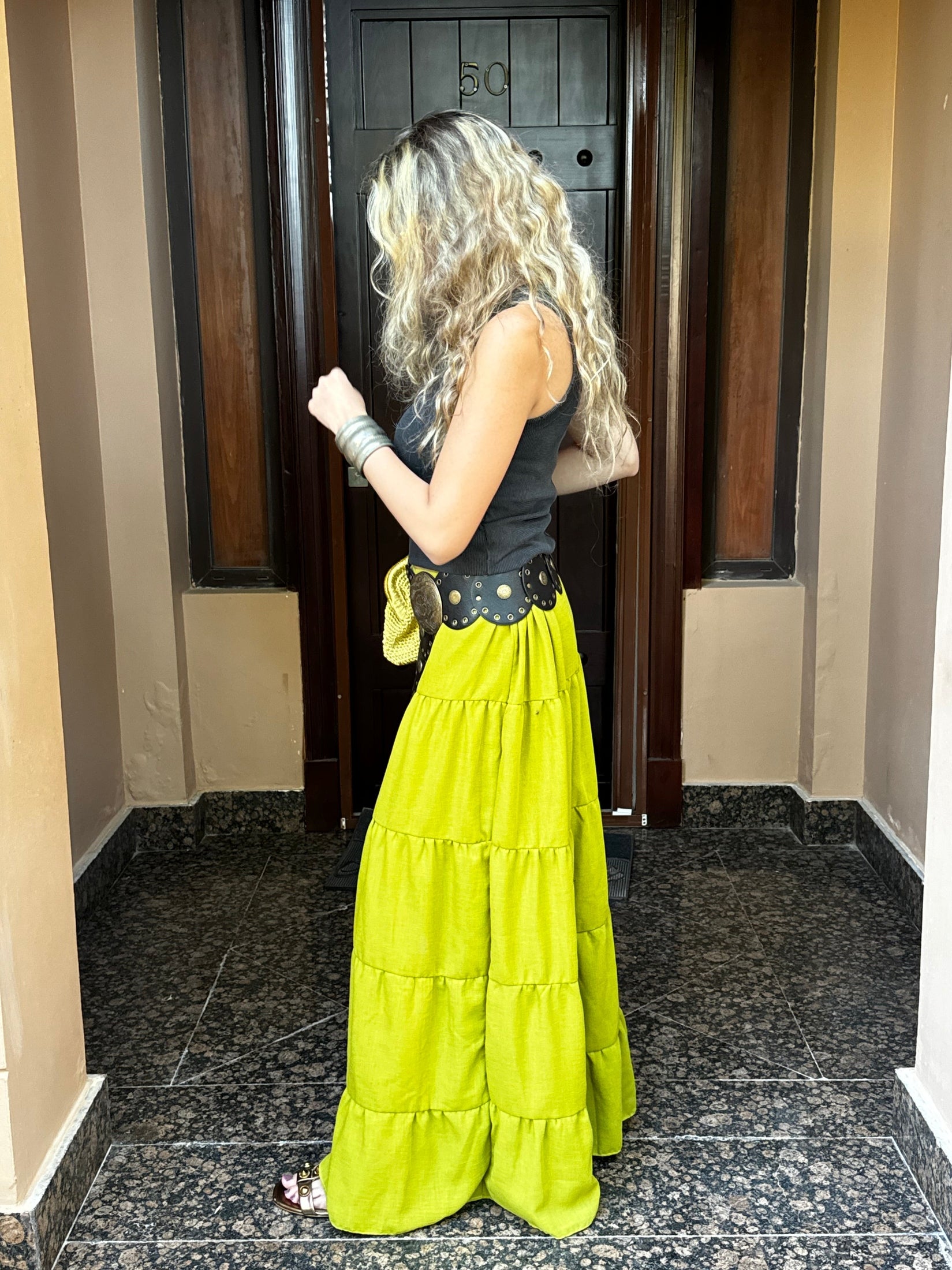 OLIVE SKIRT