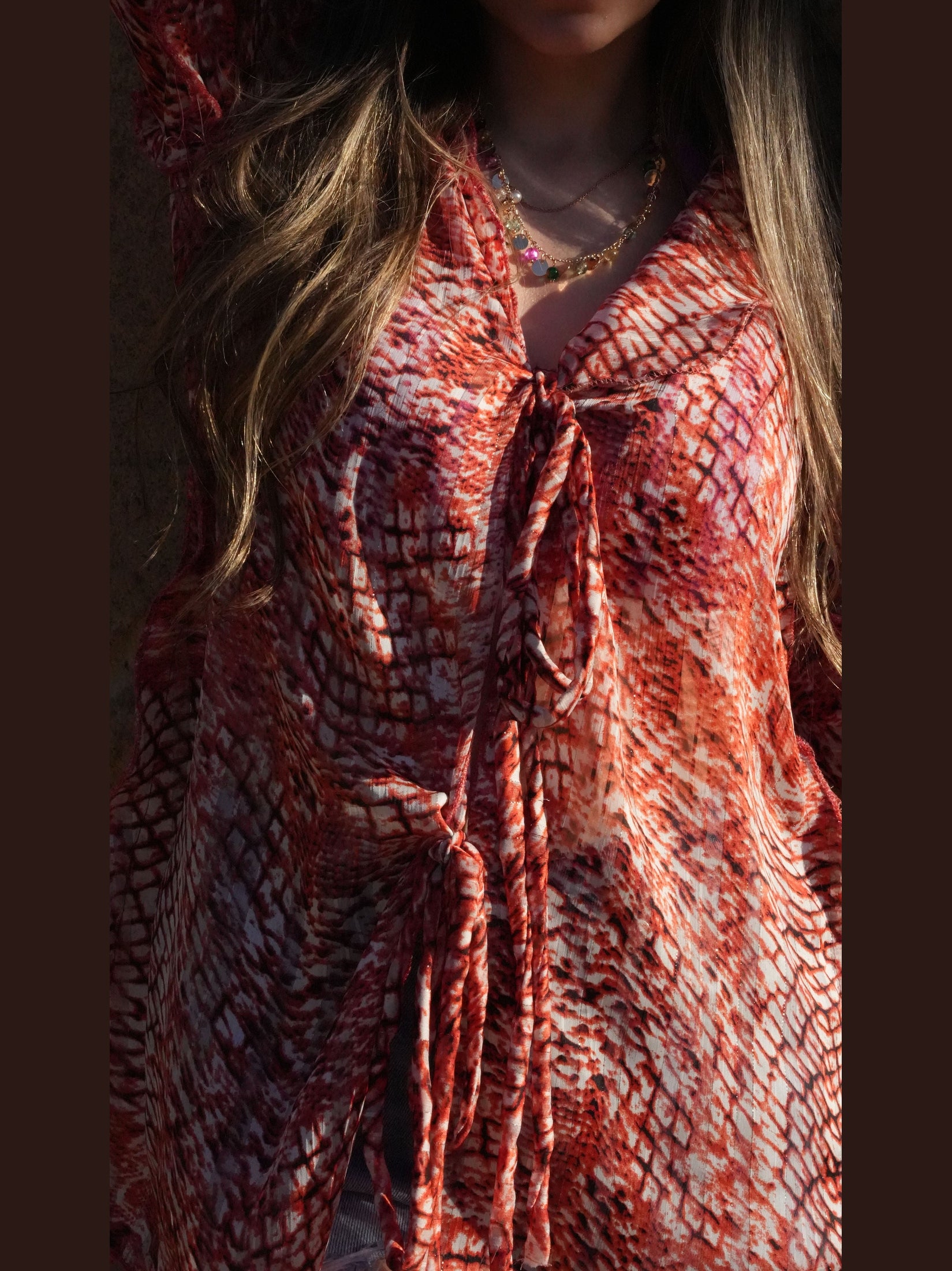 COVER UP SNAKE PRINT