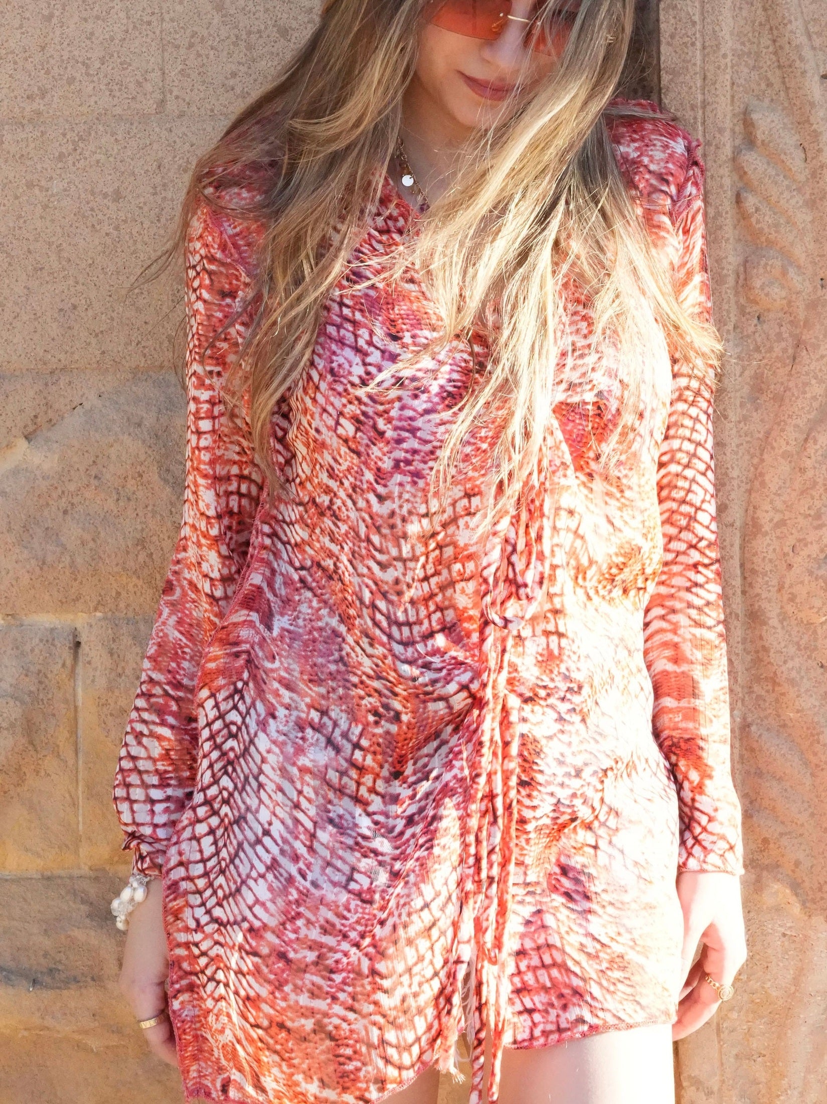 COVER UP SNAKE PRINT
