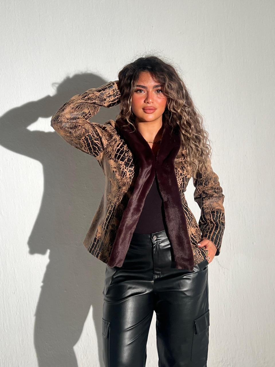 Snake Leather Jacket