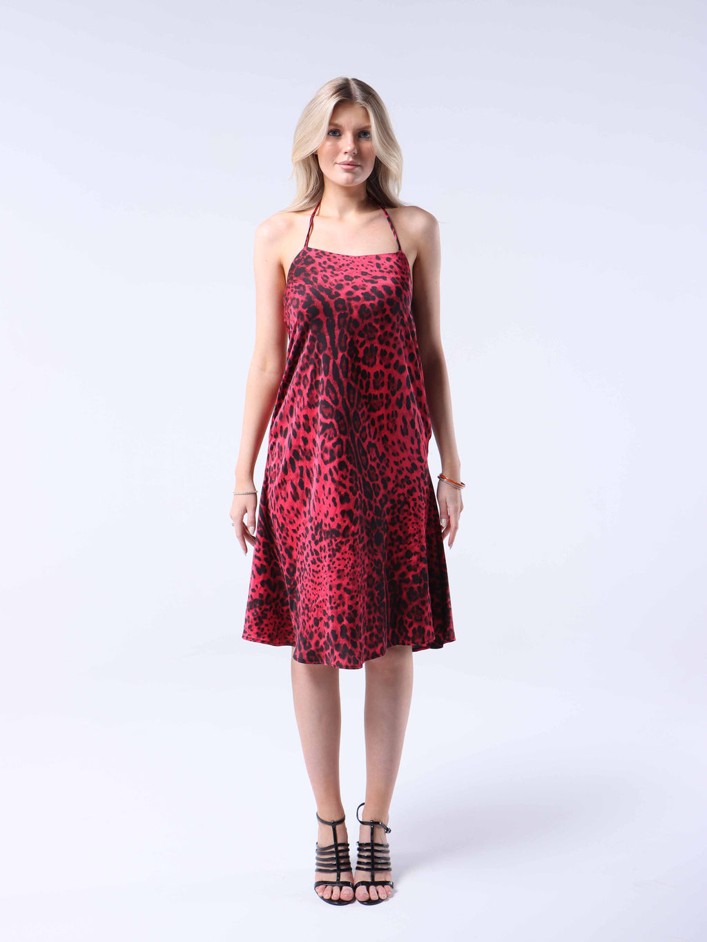 RED LEOPARD DRESS