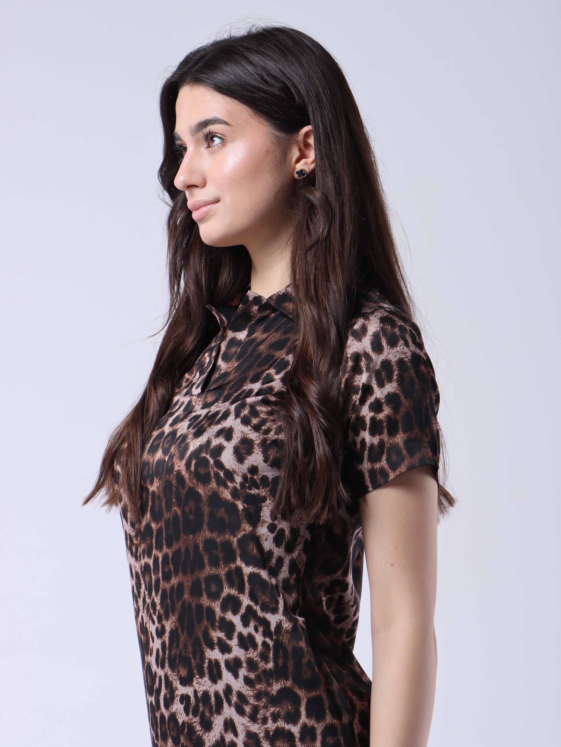 SHORT LEOPARD DRESS