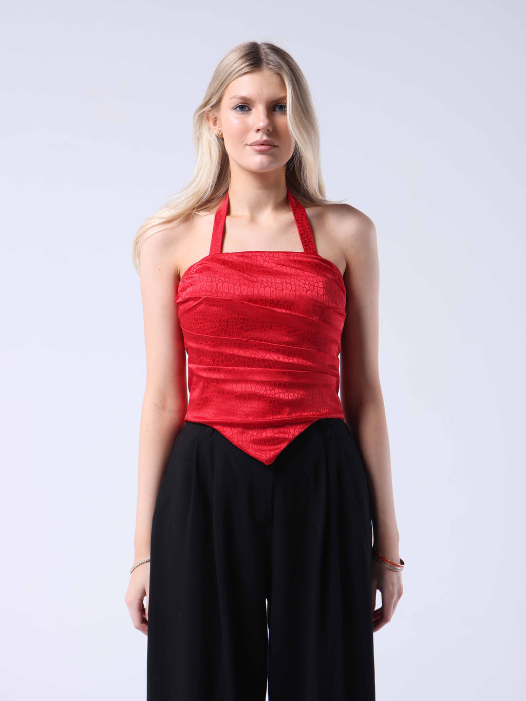 RED LEOPARD CORSET