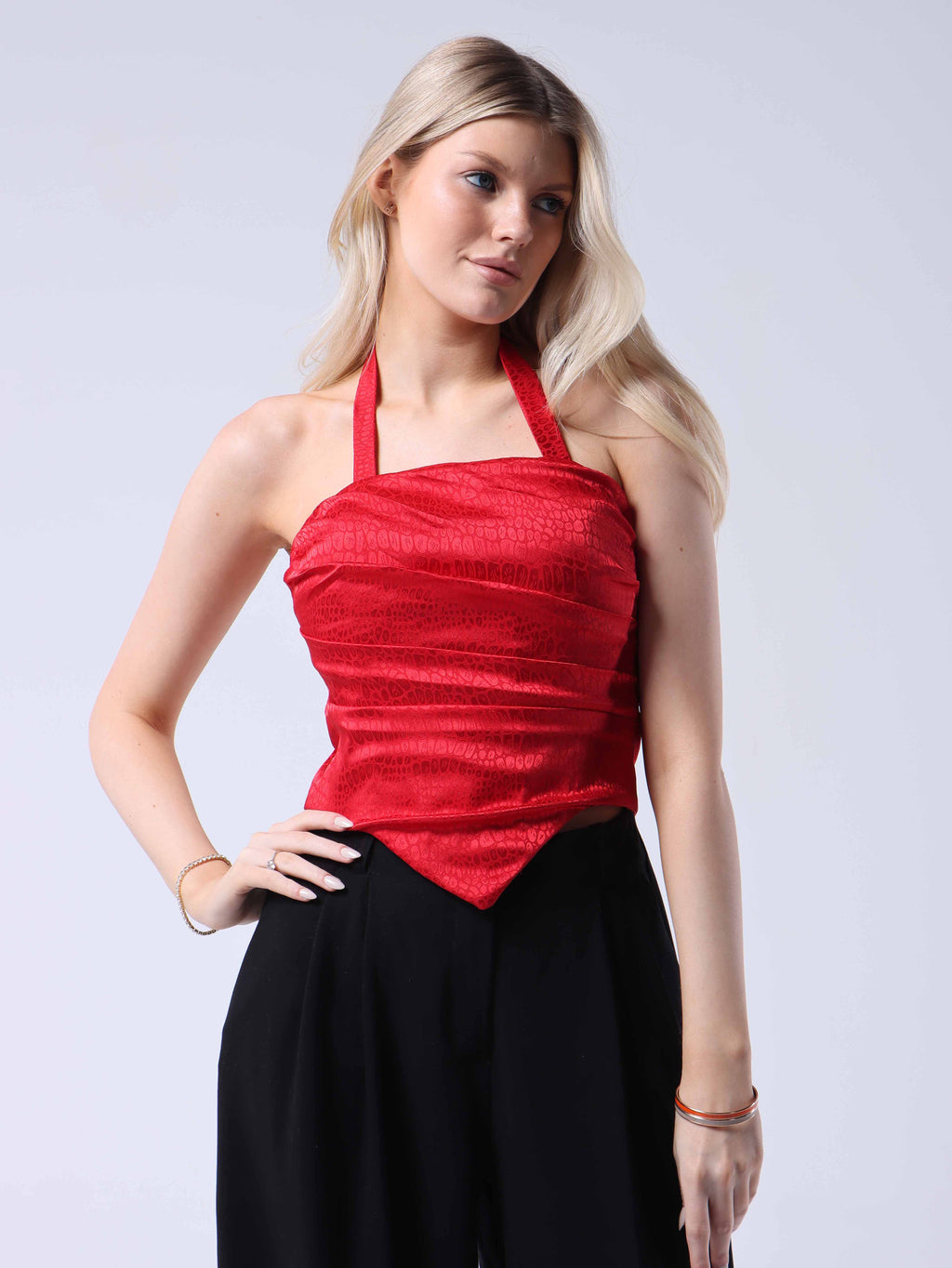 RED LEOPARD CORSET