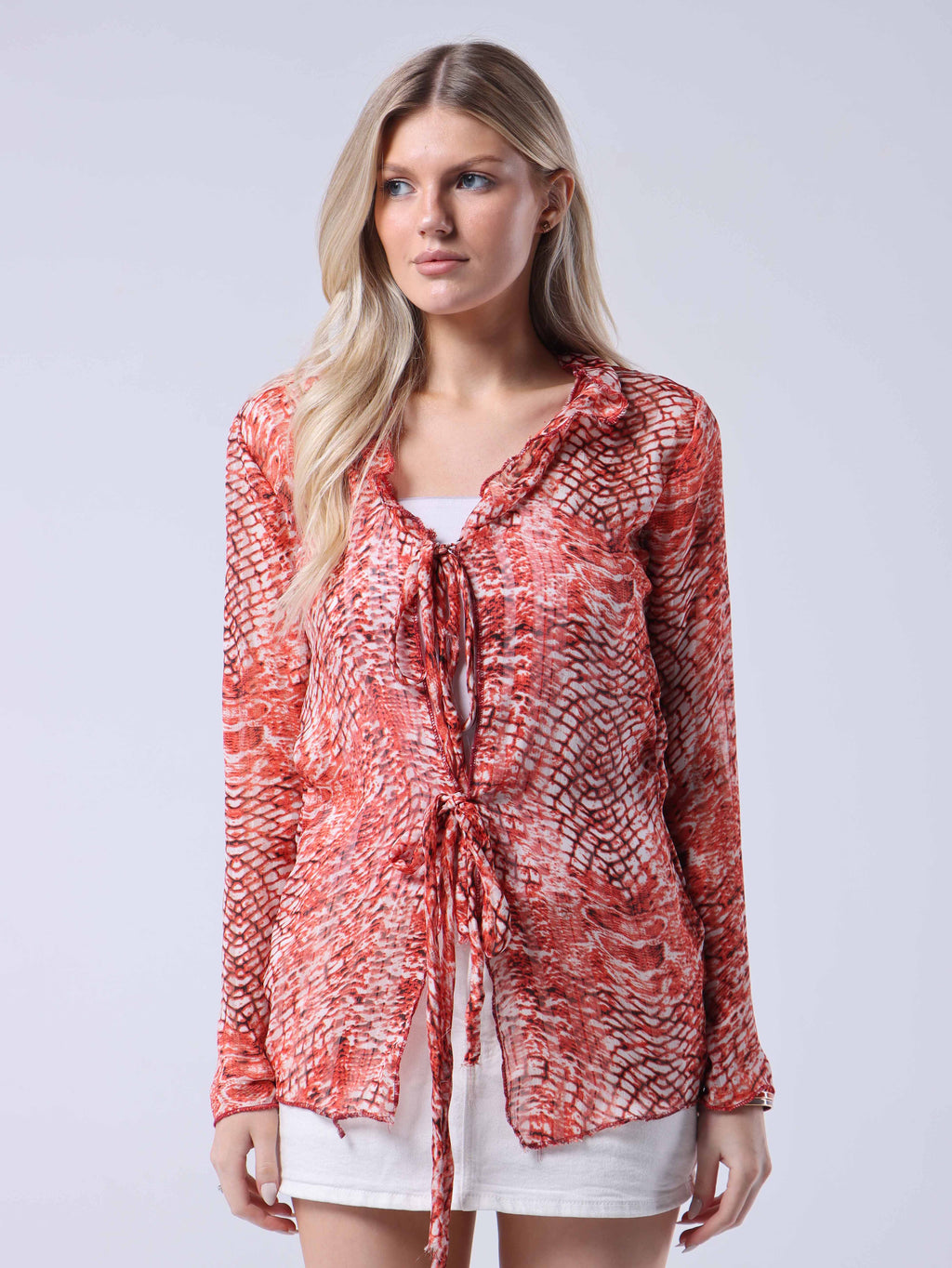 COVER UP SNAKE PRINT