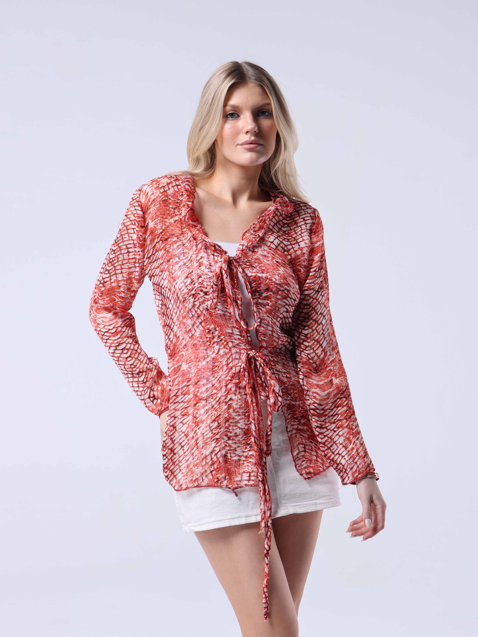 COVER UP SNAKE PRINT