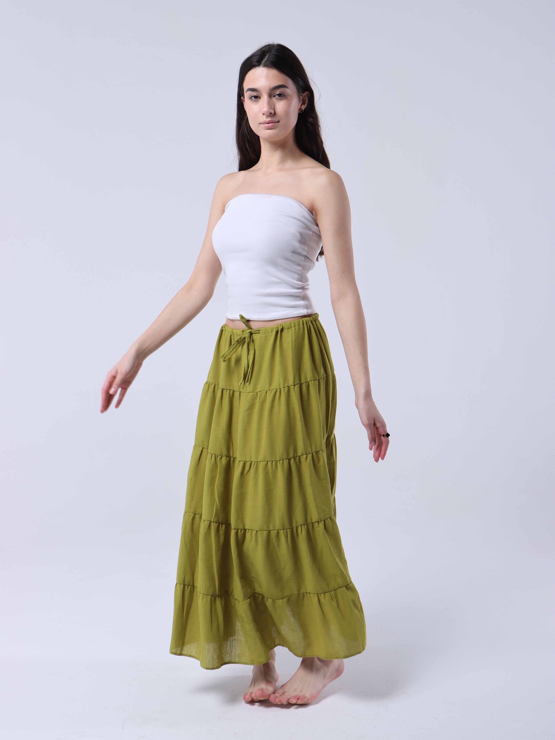OLIVE SKIRT