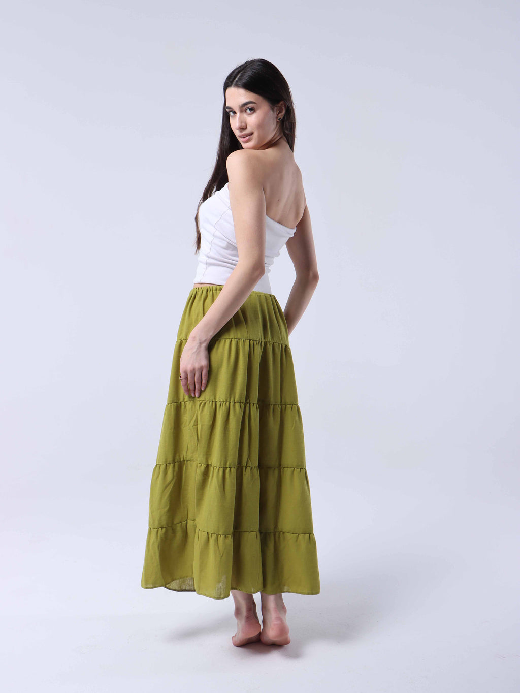 OLIVE SKIRT