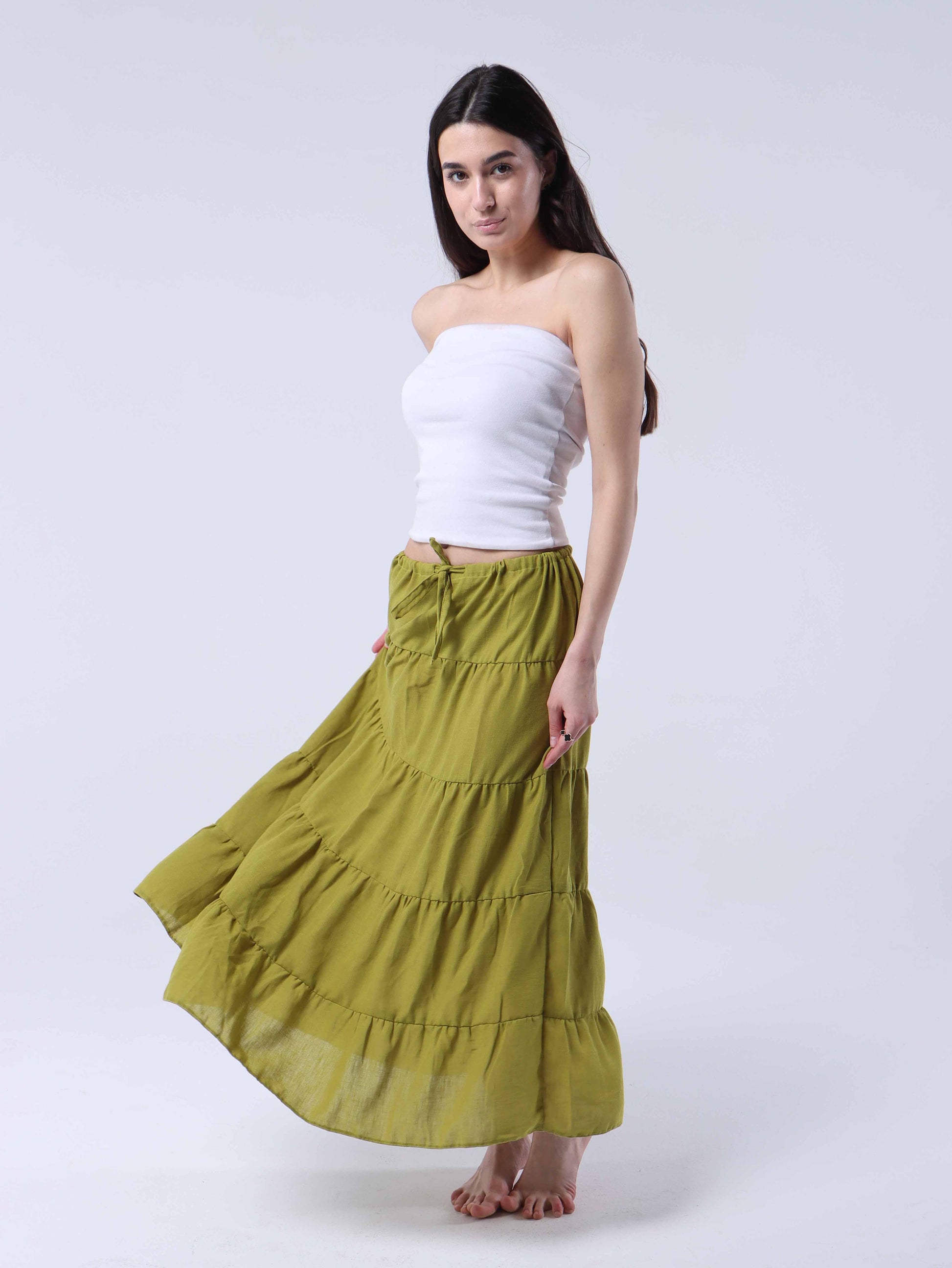 OLIVE SKIRT