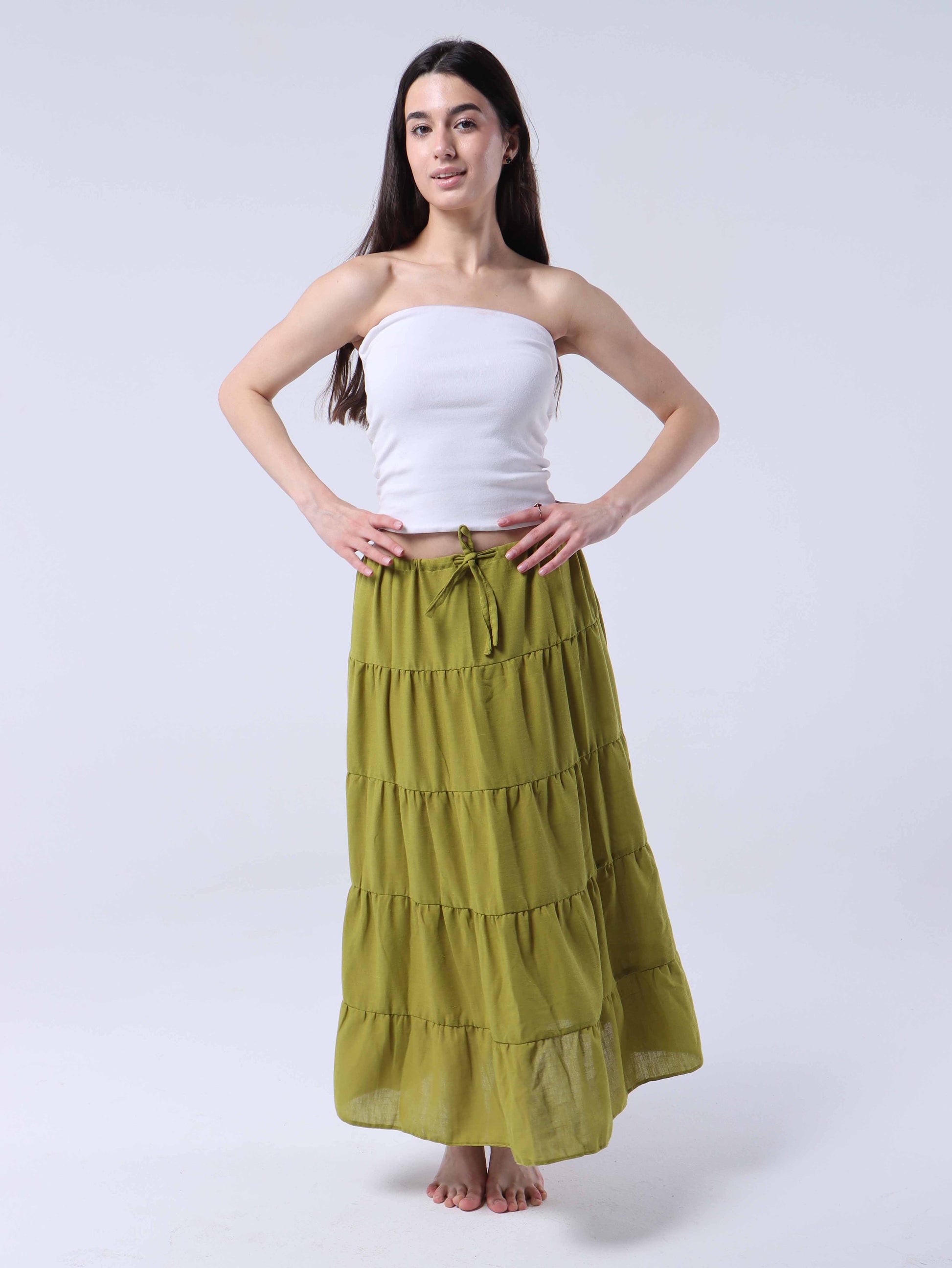 OLIVE SKIRT