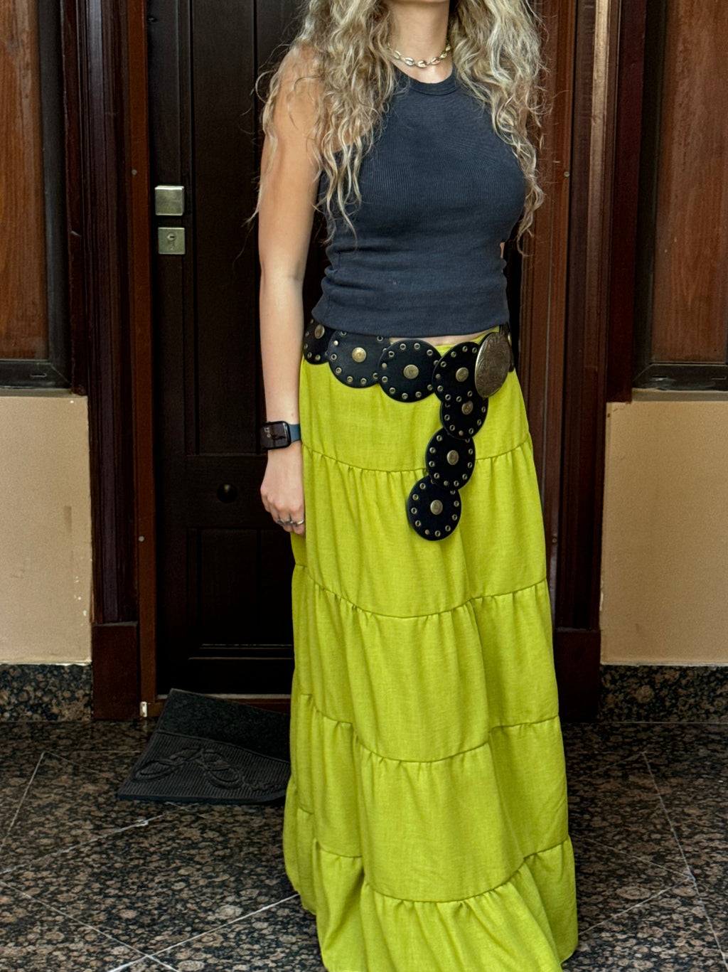 OLIVE SKIRT