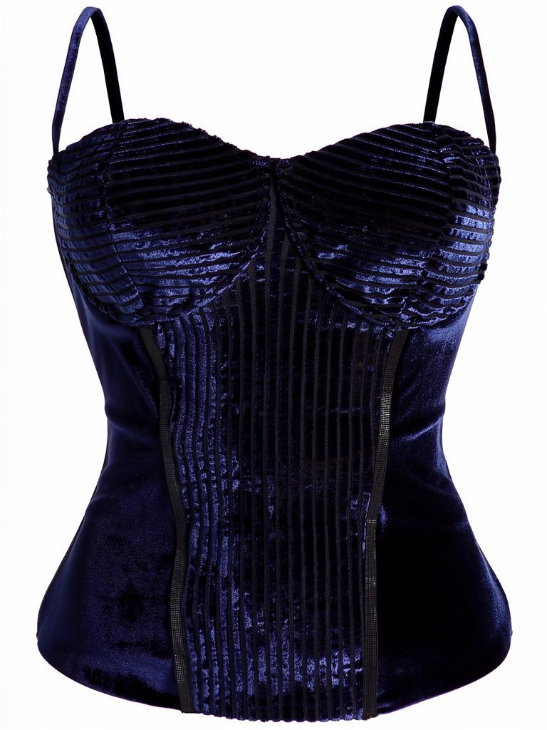 Blue Velvet Corset