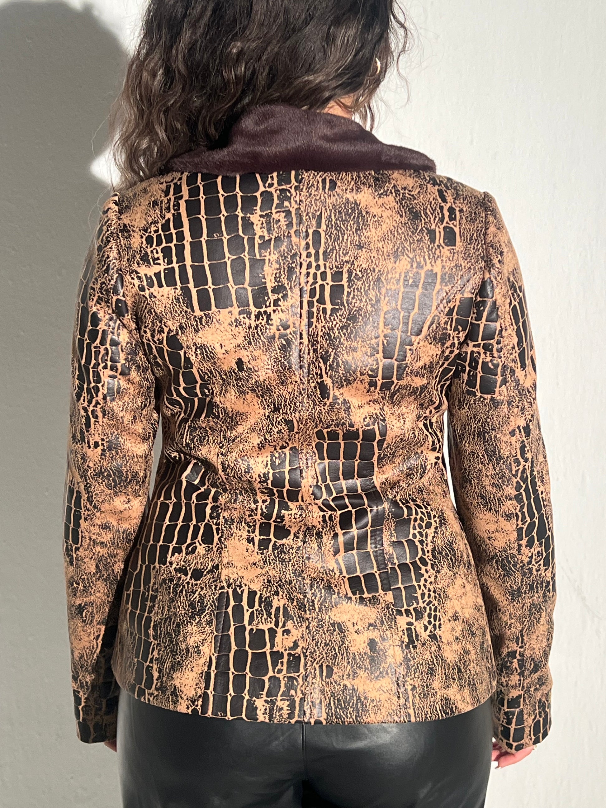 Snake Leather Jacket