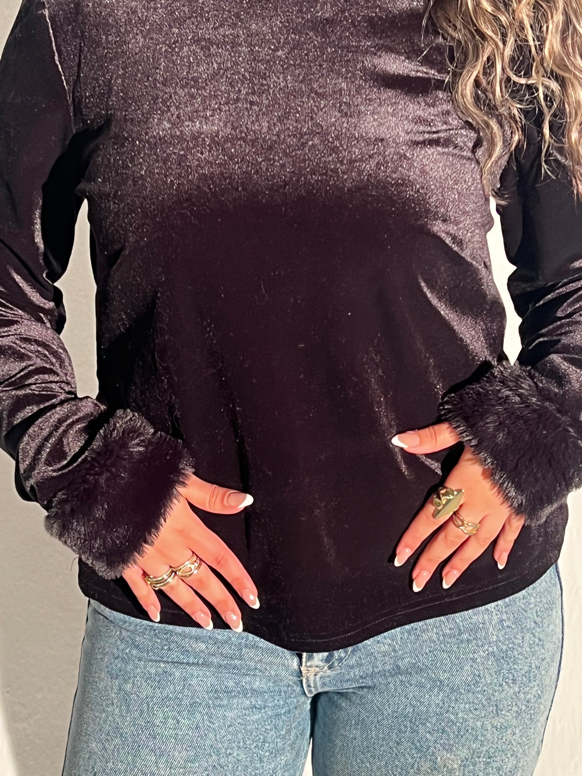 Fur Velvet Top