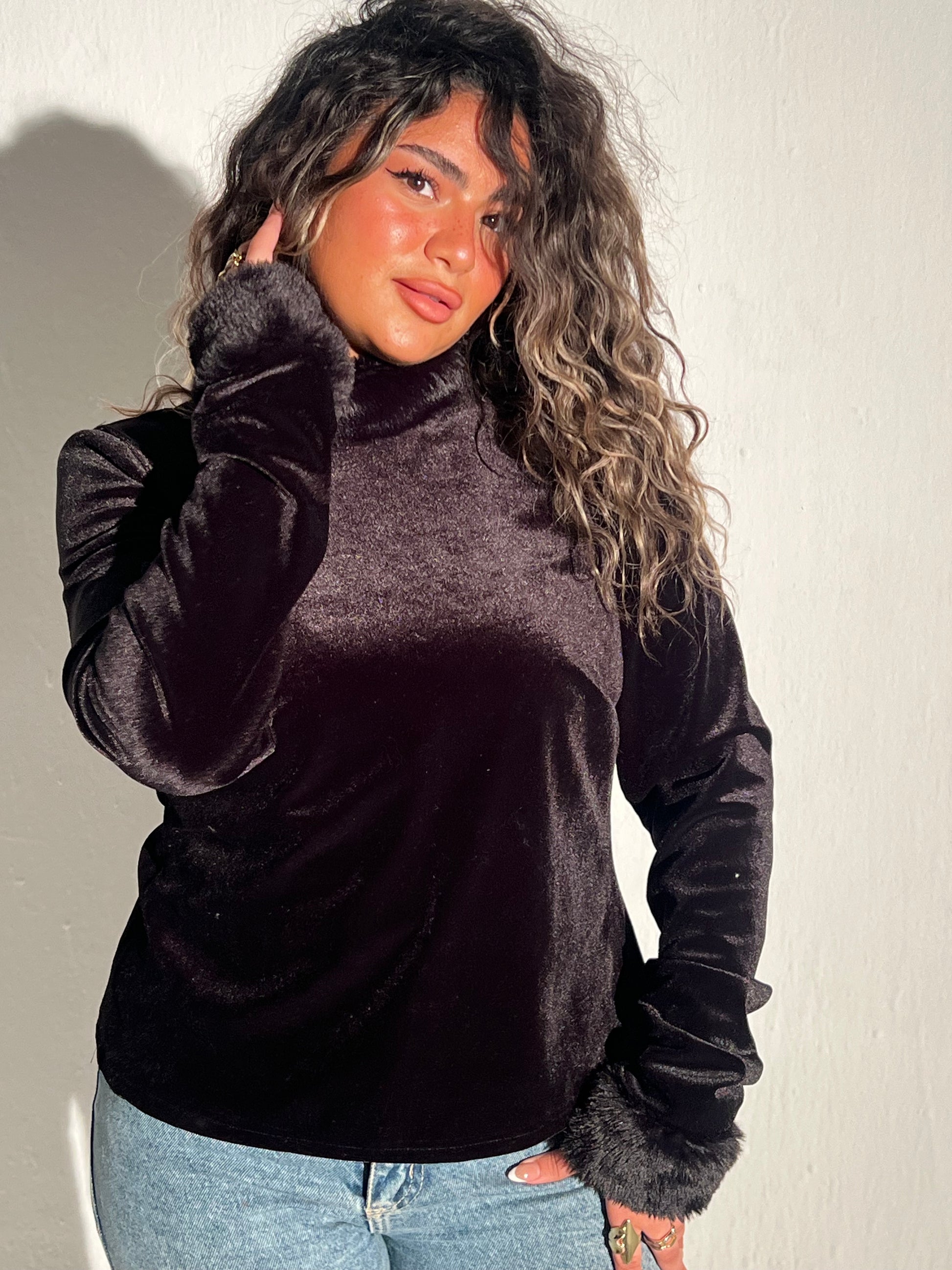 Fur Velvet Top