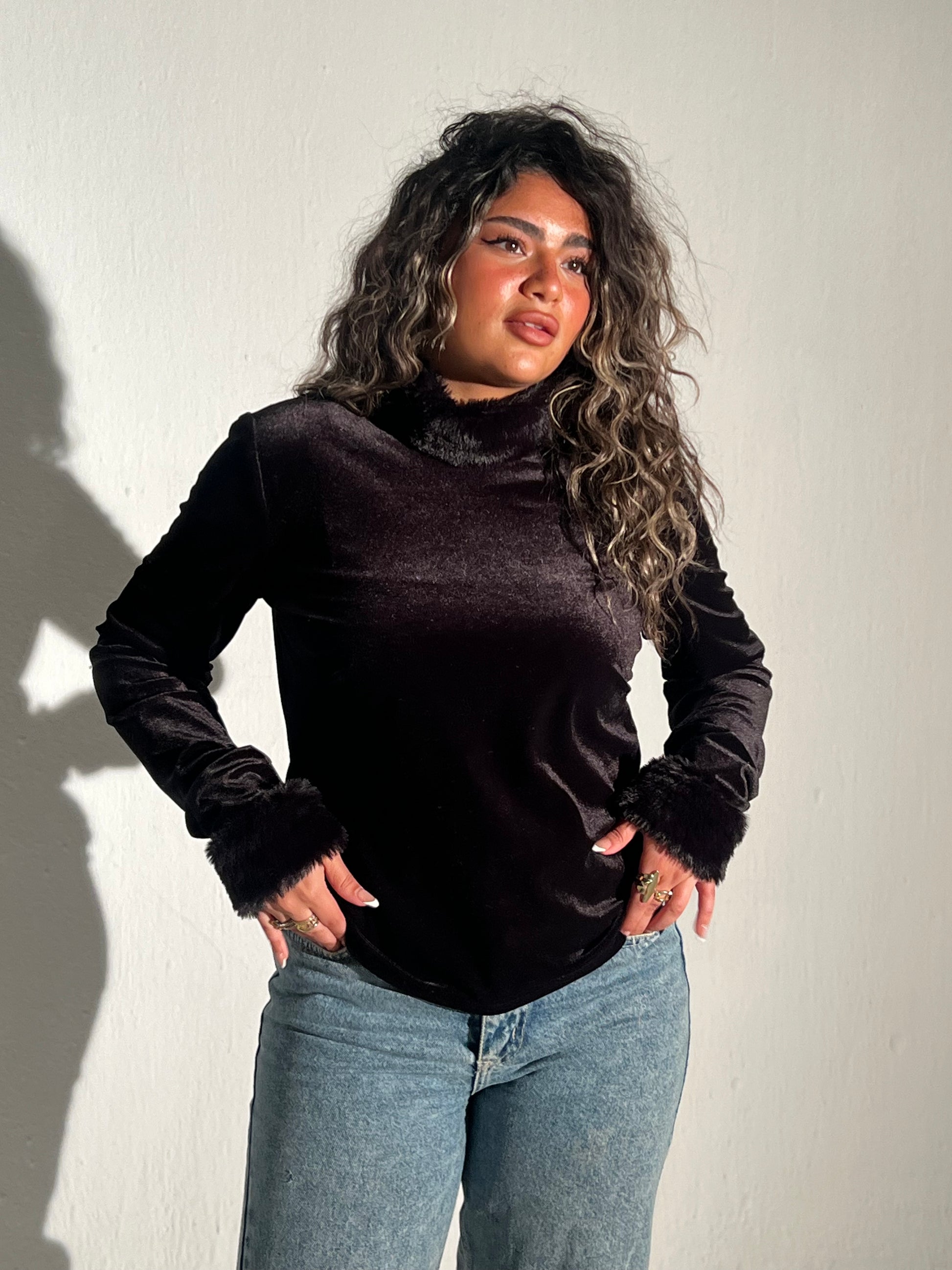Fur Velvet Top
