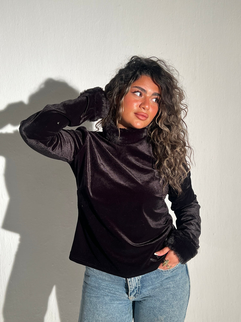 Fur Velvet Top