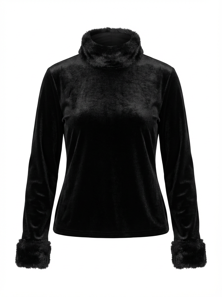 Fur Velvet Top