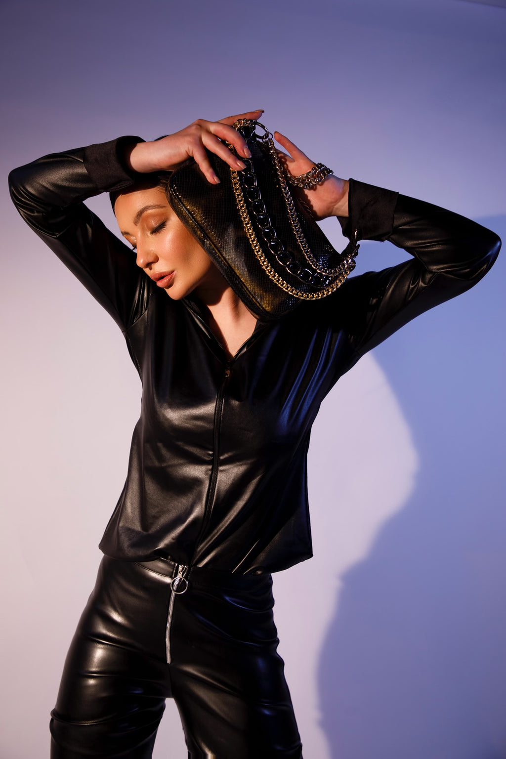 Black Leather Top