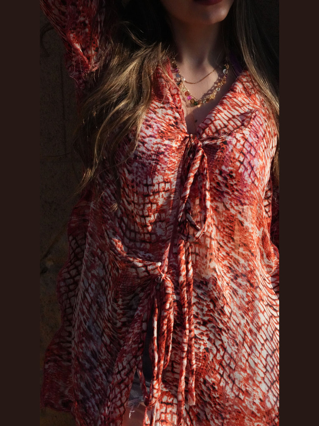 COVER UP SNAKE PRINT