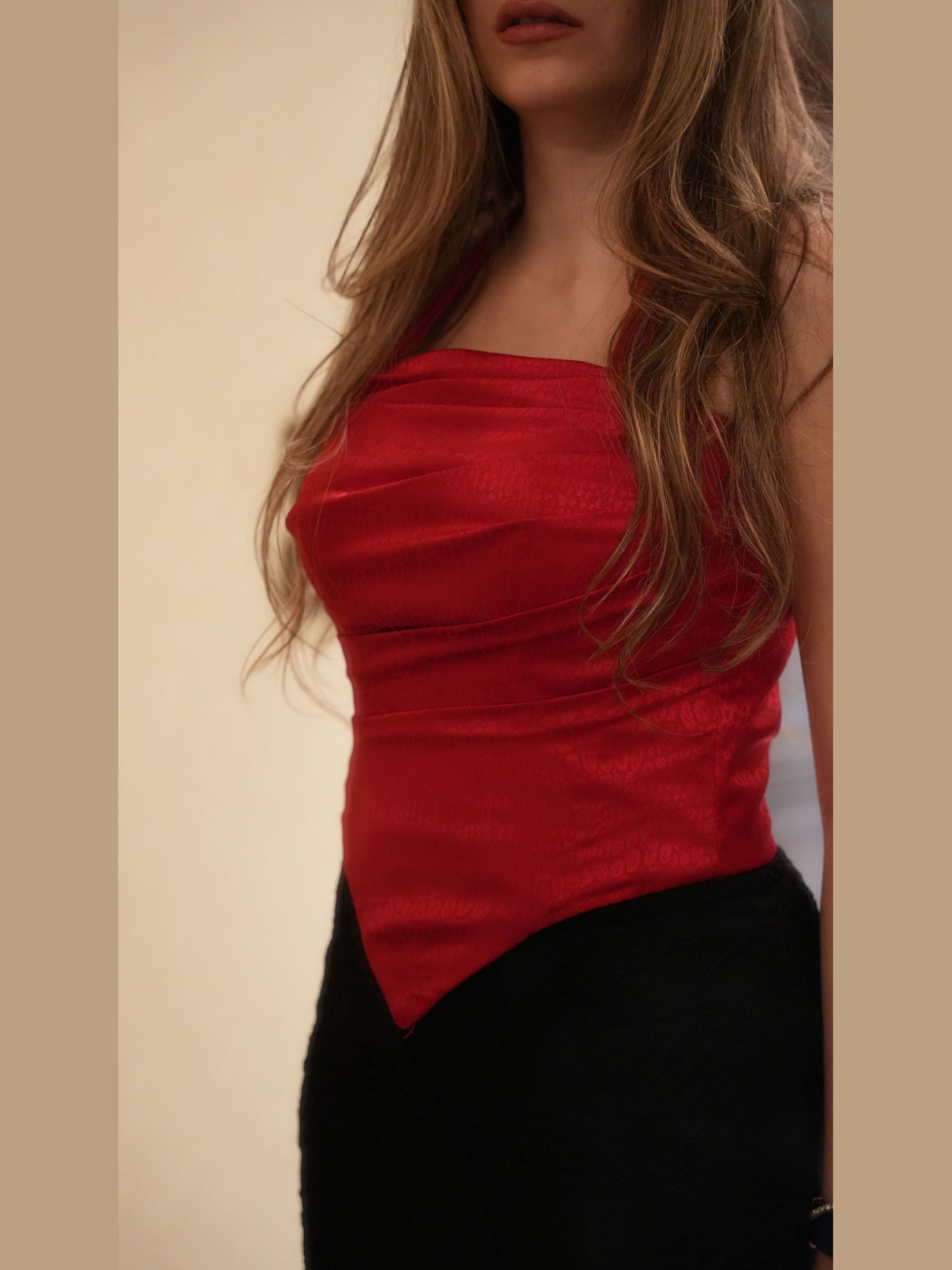 RED LEOPARD CORSET