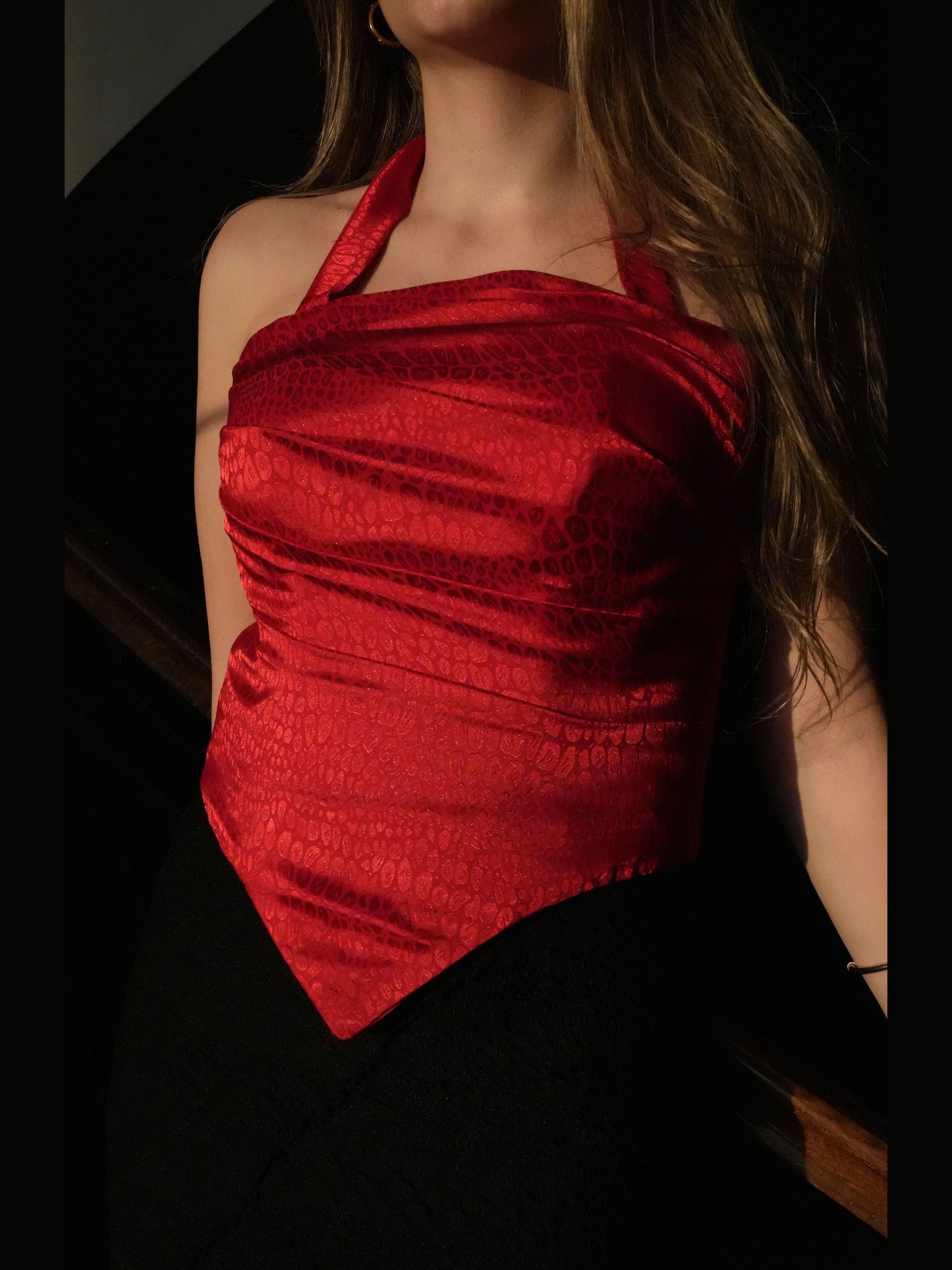 RED LEOPARD CORSET