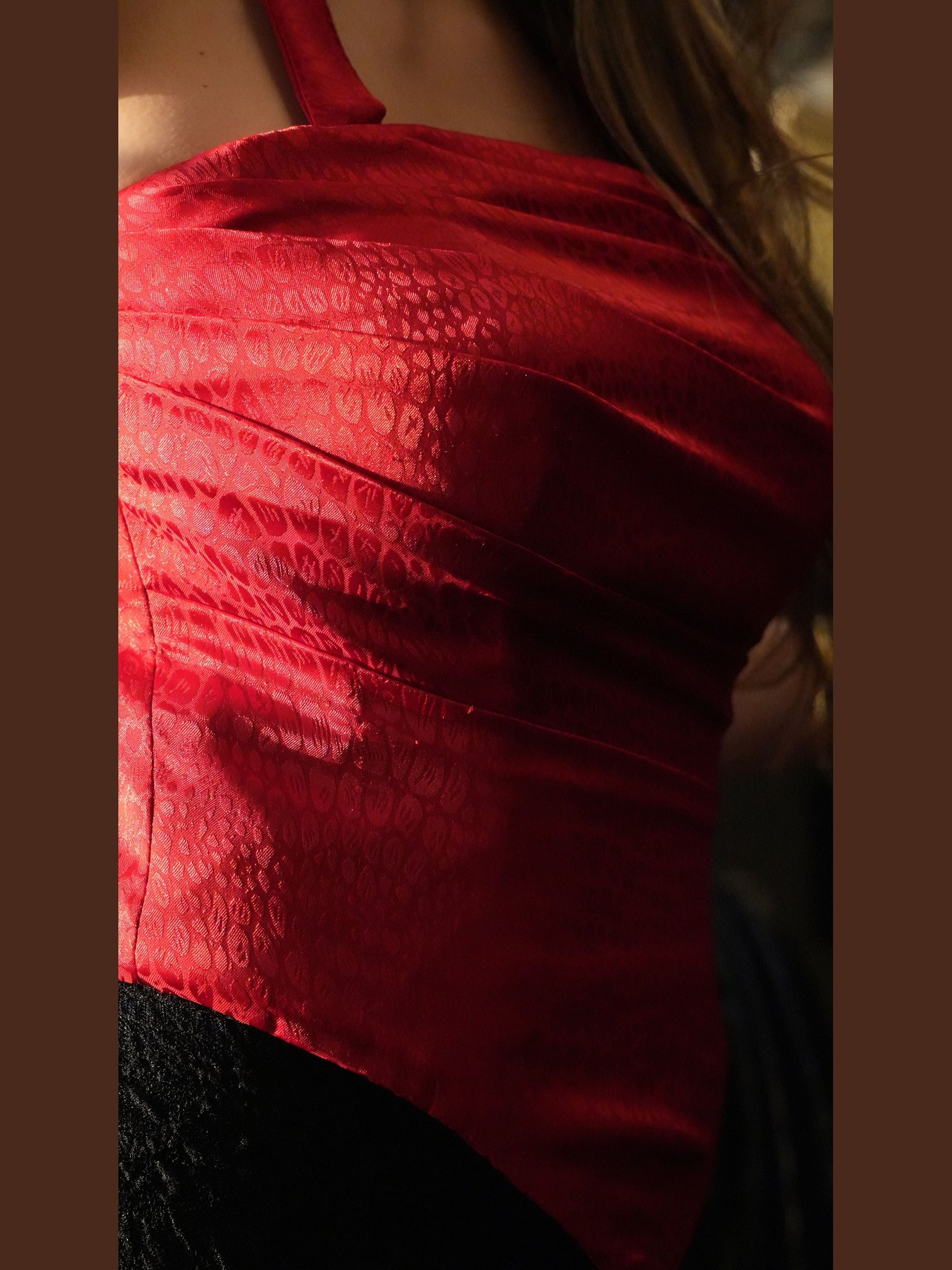 RED LEOPARD CORSET
