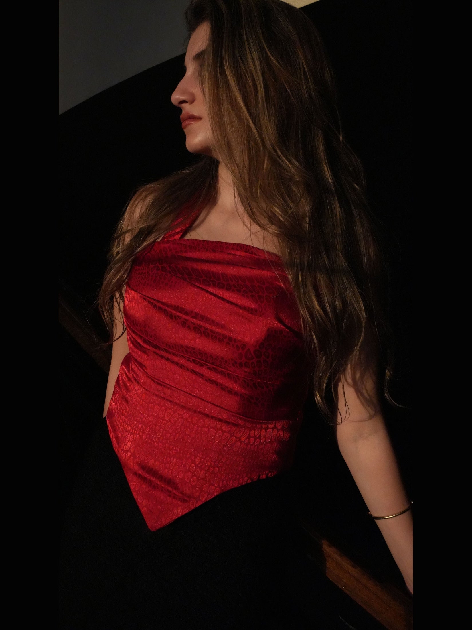 RED LEOPARD CORSET