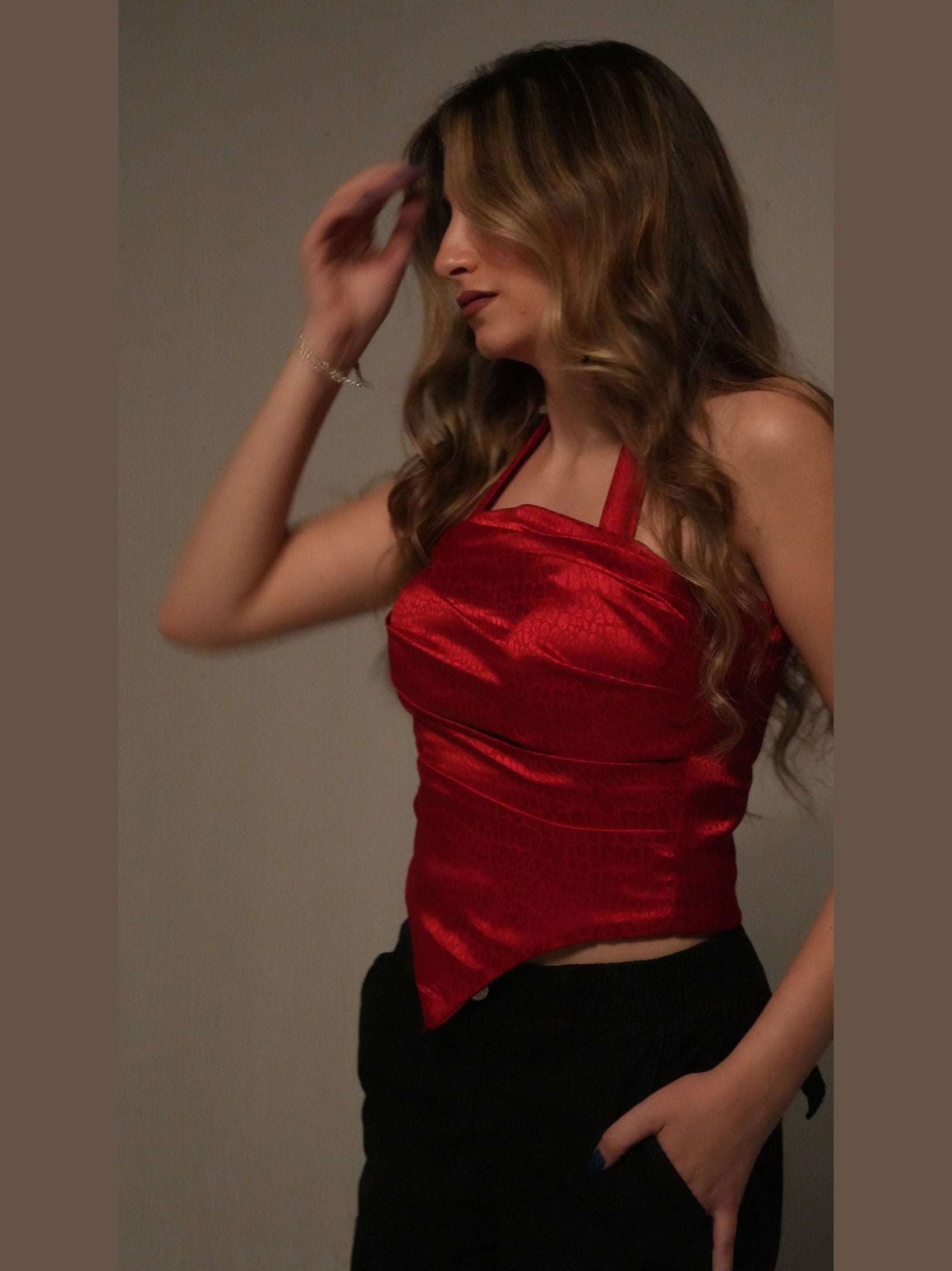 RED LEOPARD CORSET