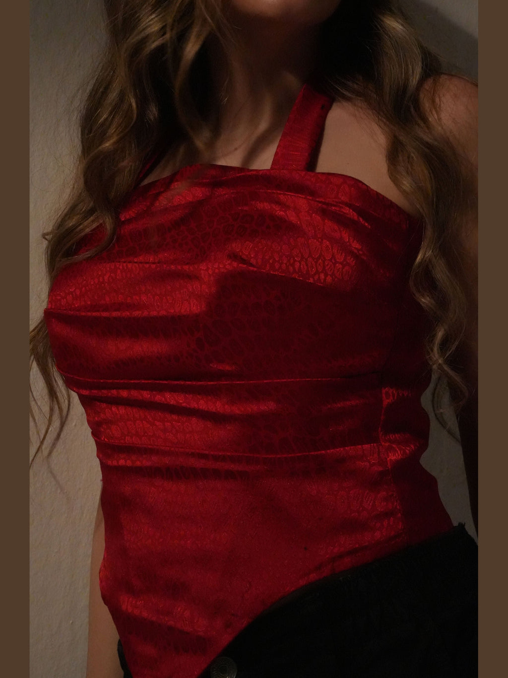 RED LEOPARD CORSET