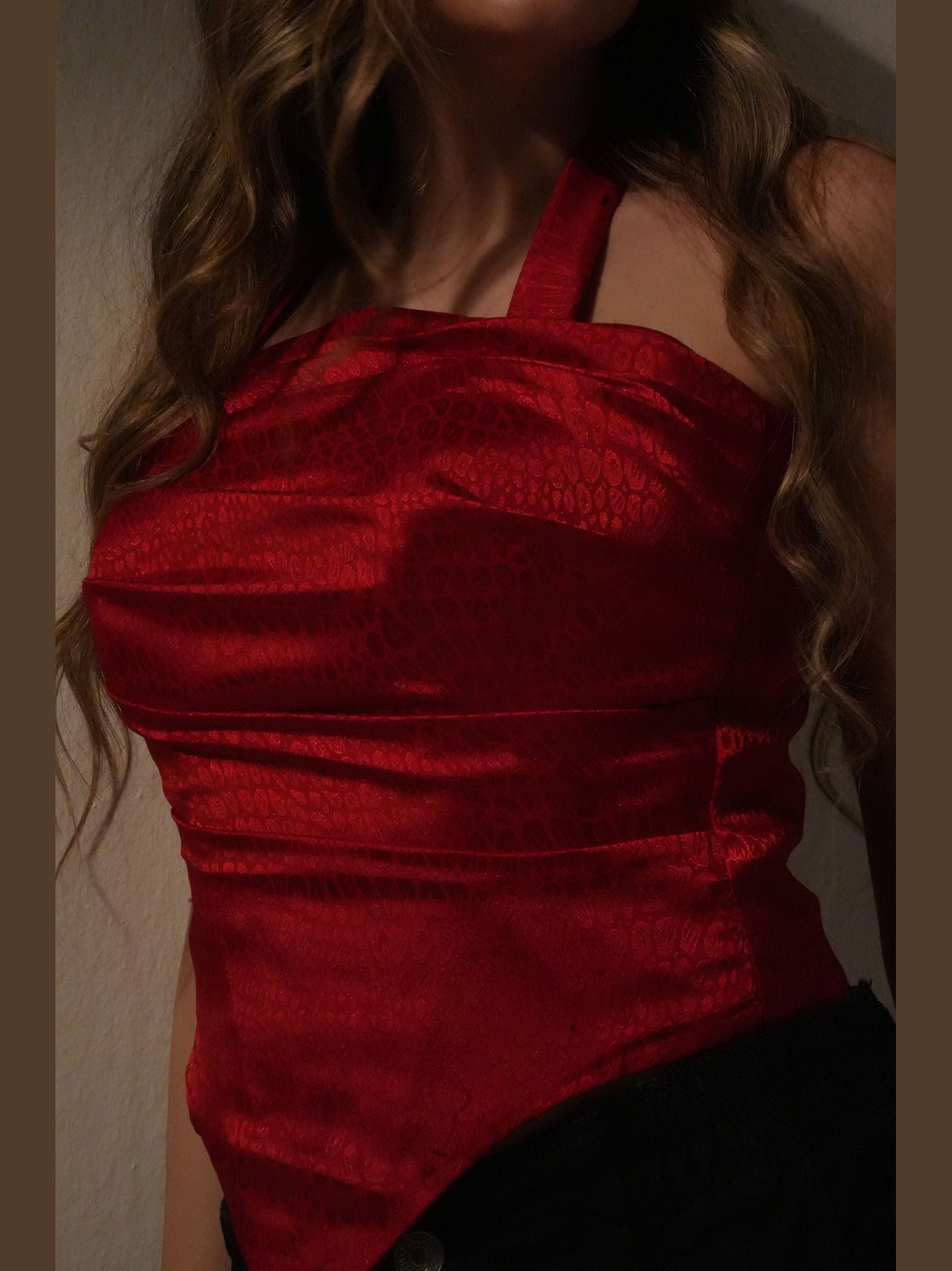 RED LEOPARD CORSET