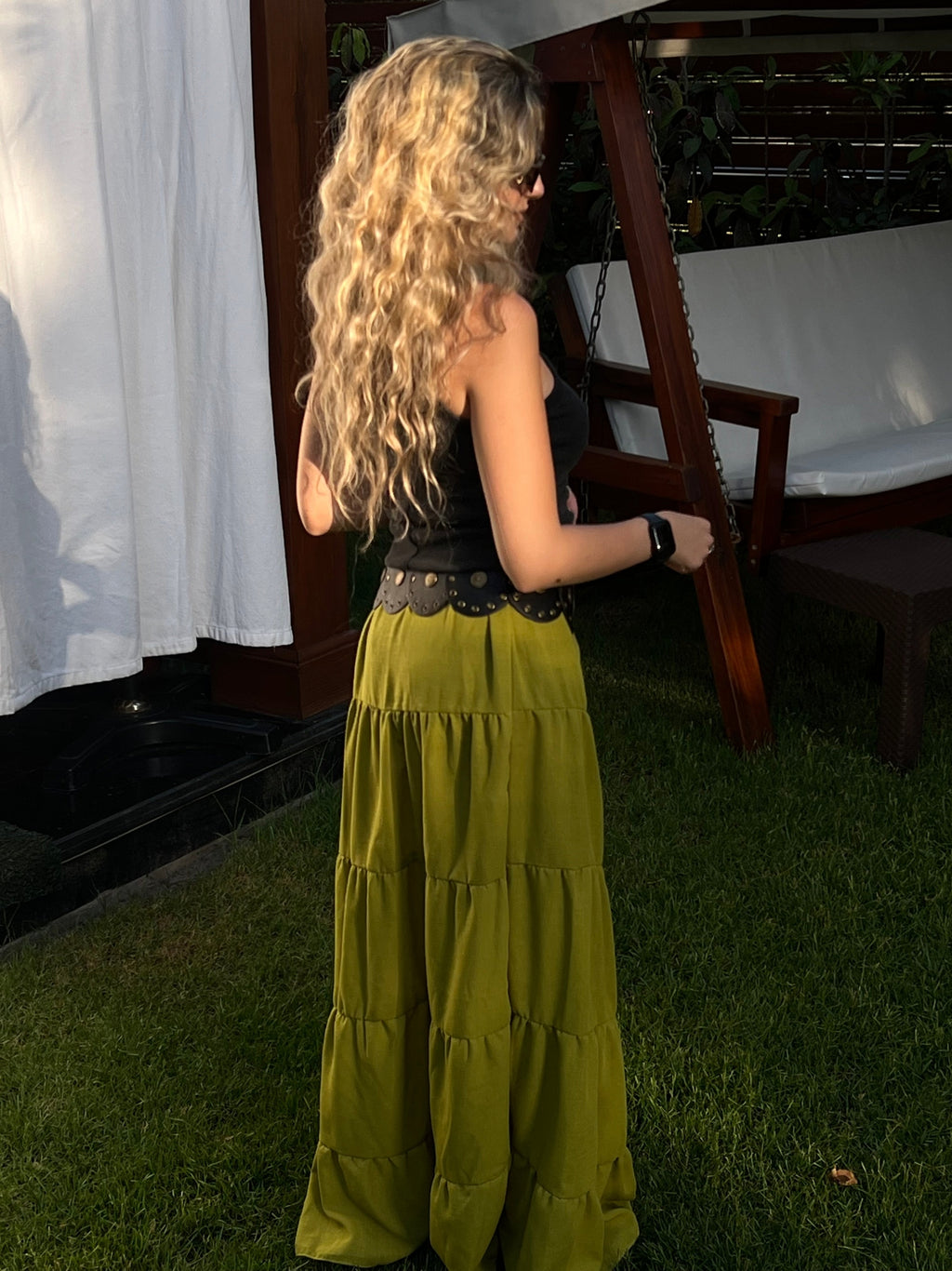 OLIVE SKIRT
