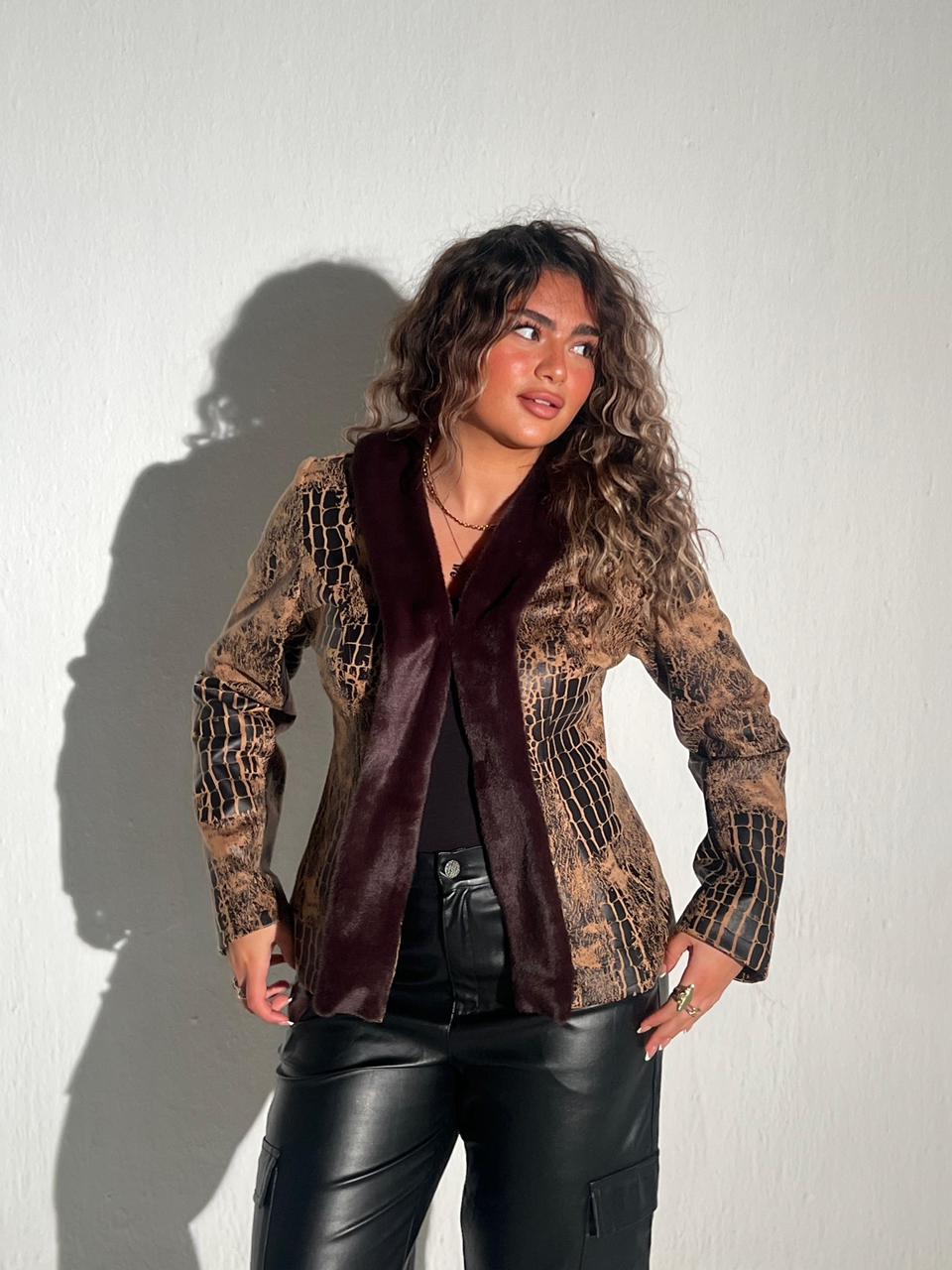 Snake Leather Jacket
